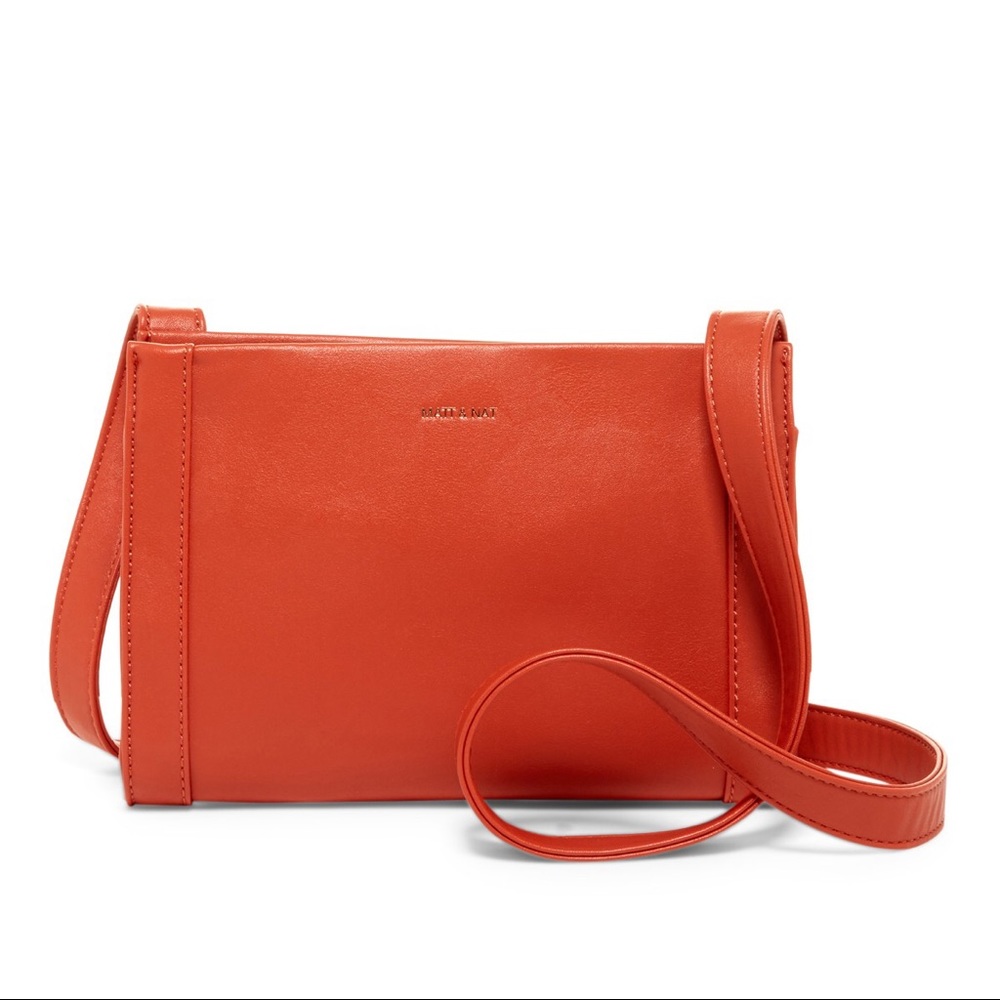 Matt and Nat cross body purse (orange)